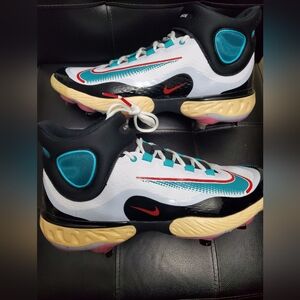 Nike Men Alpha Huarache Elite 4 High Cleats Paul Goldschmidt PE FZ7344-101